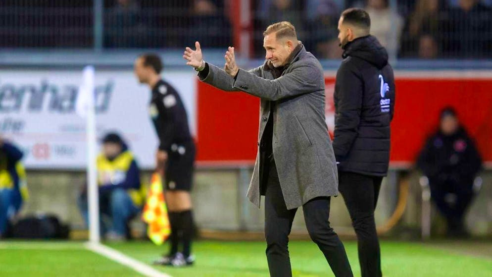 Coach Mauro Lustrinelli has been consistently convincing with FC Thun in the first half of the Super League season.