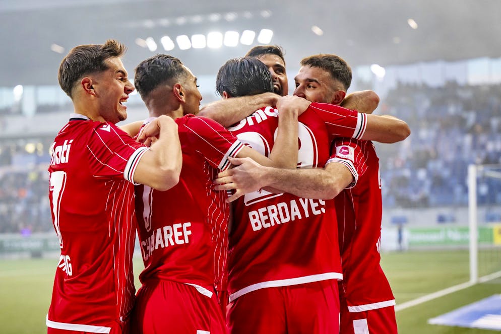 Les joueurs valaisans, dont Theo Berdayes, reçoivent GC samedi