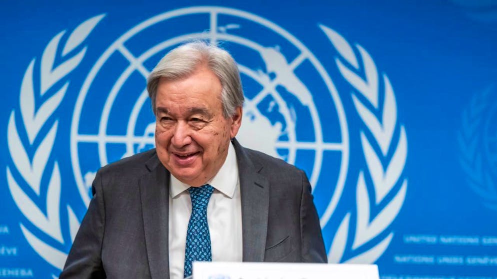 Il segretario generale dell'ONU Antonio Guterres.