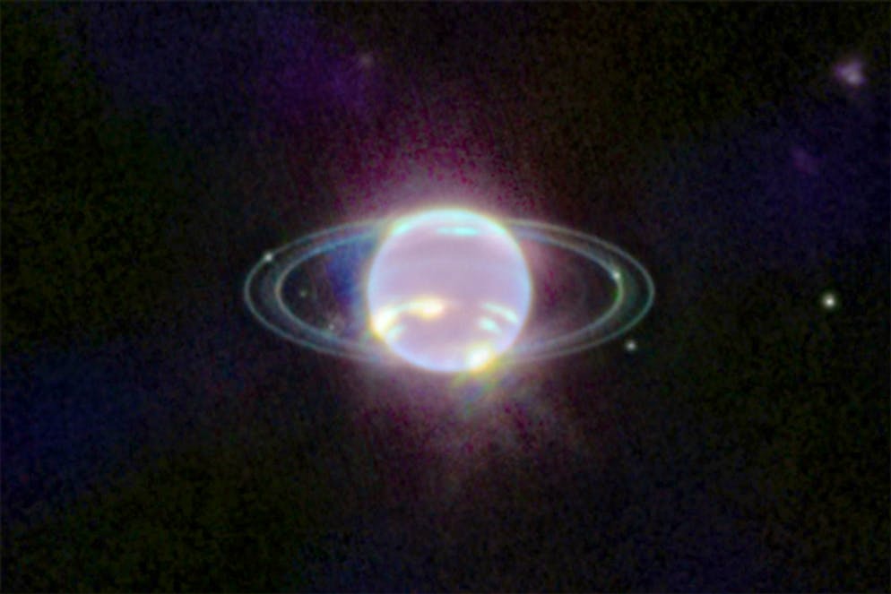 Are Uranus and Neptune more boulders than ice giants? - Gallery. Possibly rockier than thought: the planet Neptune (archive image)