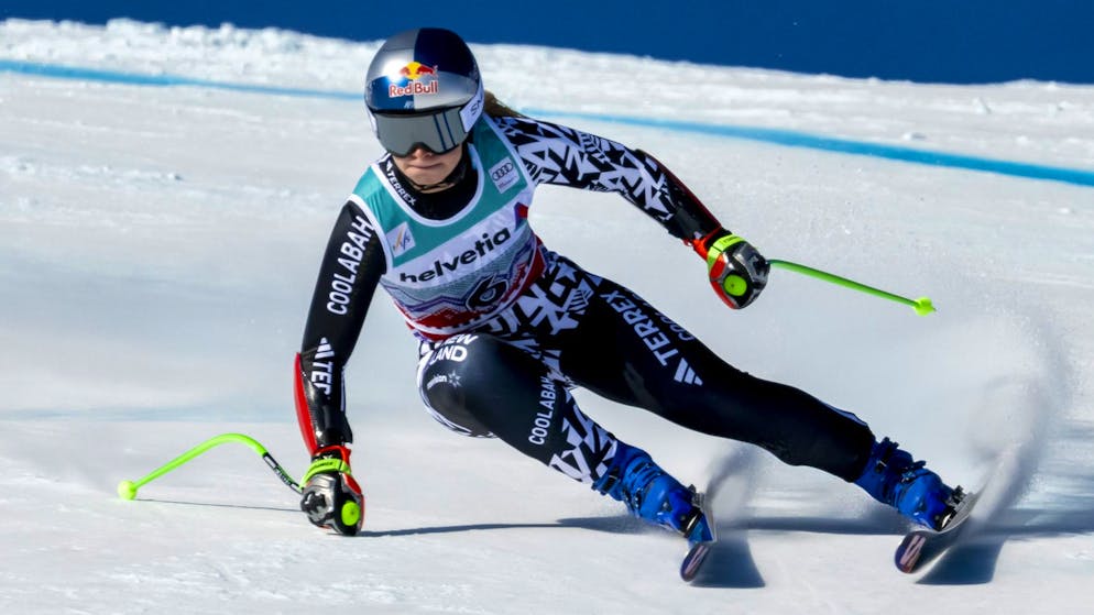 Alice Robinson sicherte sich in St. Moritz ihren dritten Weltcup-Sieg in dieser Saison