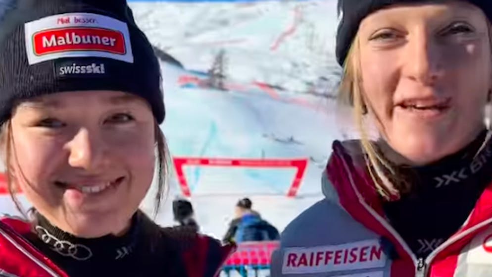 Weltcup statt Weihnachtsgeschenke. Für diese zwei Schweizer Ski-Talente wurde in St. Moritz ein Kindheitstraum wahr