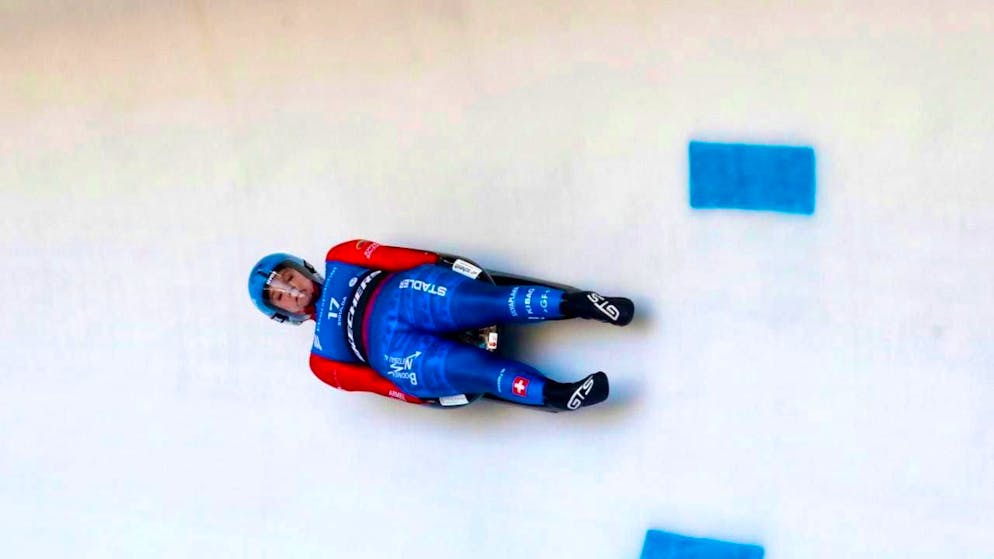 The line choice is right, as the blue markings show: Natalie Maag (archive photo).