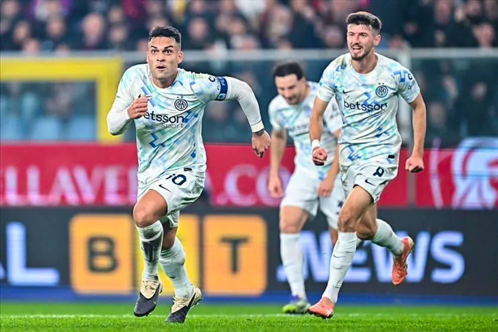 La gioia di Lautaro Martinez e compagni