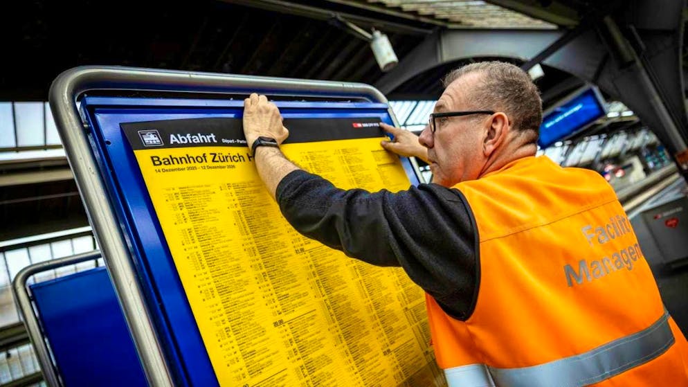 SBB and VBZ take positive stock of the timetable change - Gallery. The employees of SBB and the other transport companies had a lot to do during the days of the timetable change.