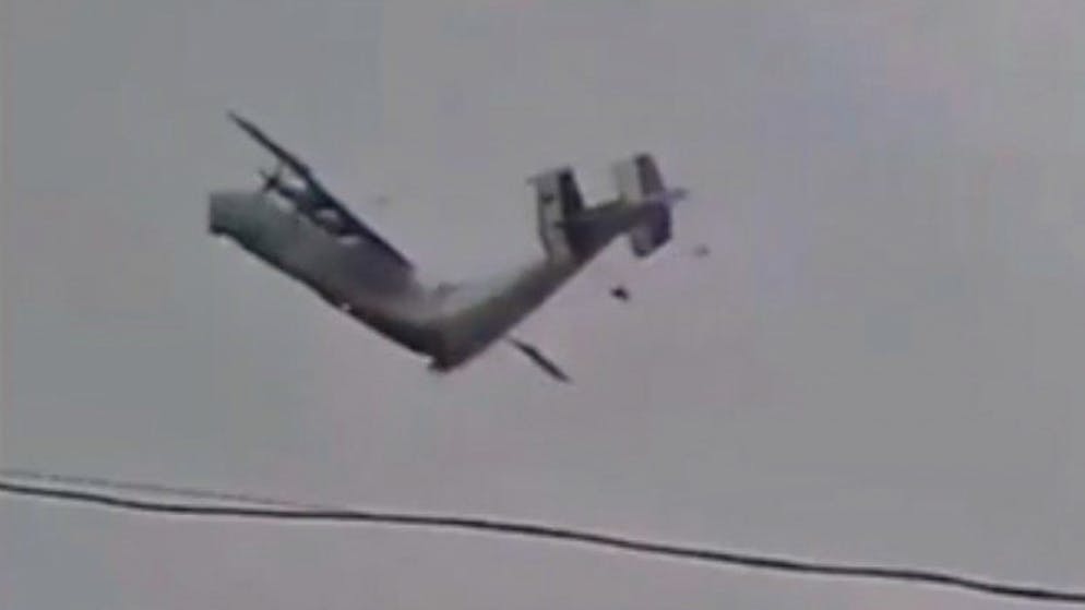 Neues Video aufgetaucht. Aufnahmen zeigen mutmasslich den Absturz der letzten Antonow An-22