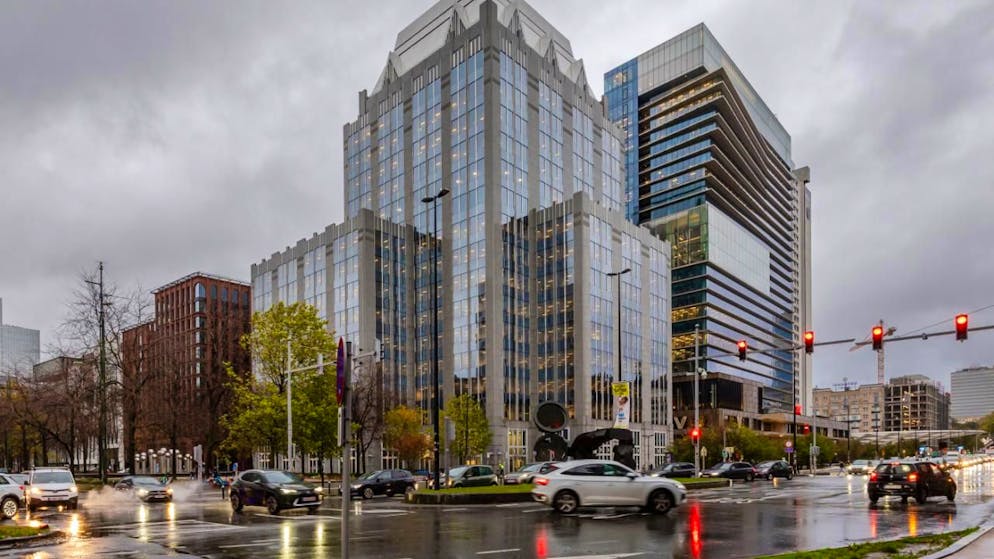 La sede centrale di Euroclear a Brussel