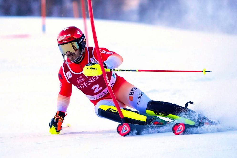 Loïc Meillard has made up for his mediocre start to the season in Val-d'Isère.