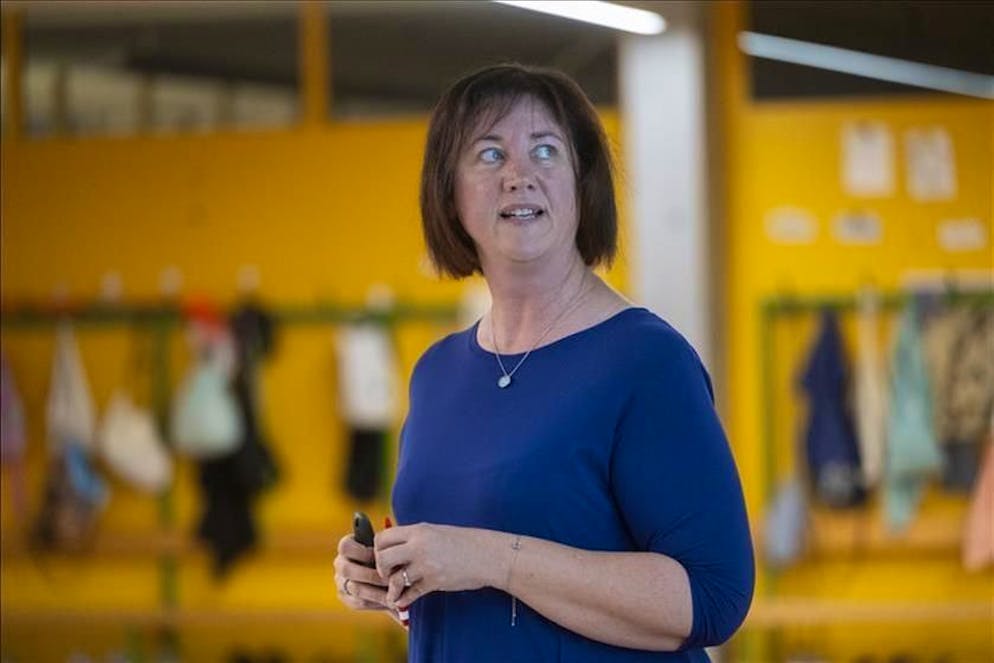 Alma Pedretti in occasione della presentazione del centro in giugno