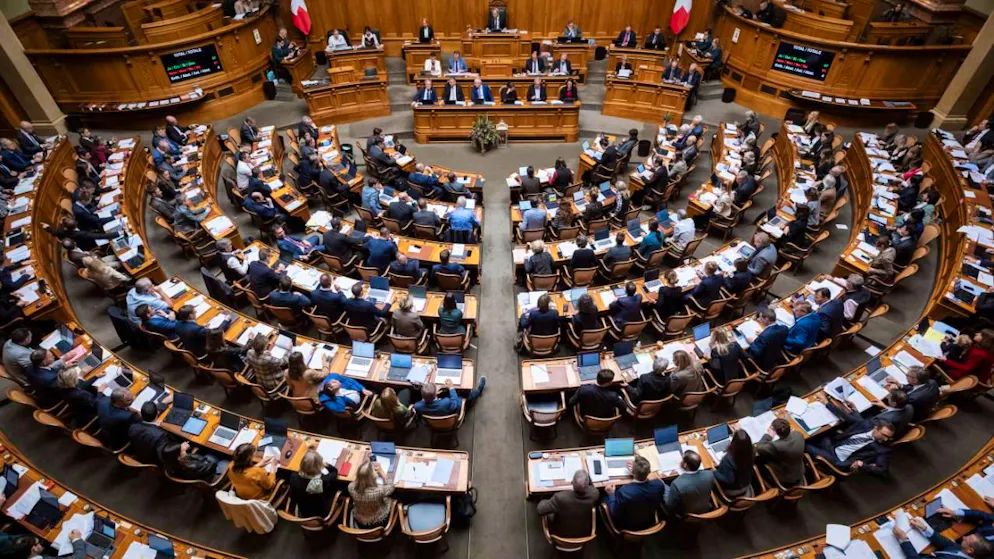 La sala del Consiglio nazionale