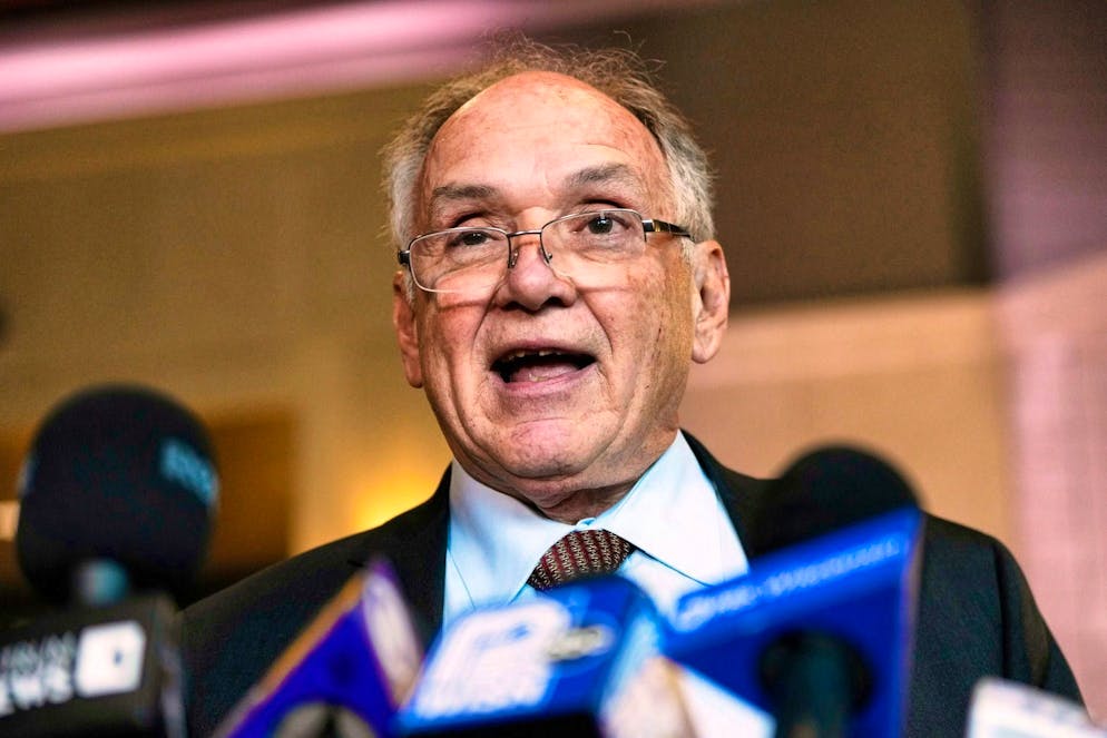 Jim Troupis after a hearing in Dane County in December 2020.