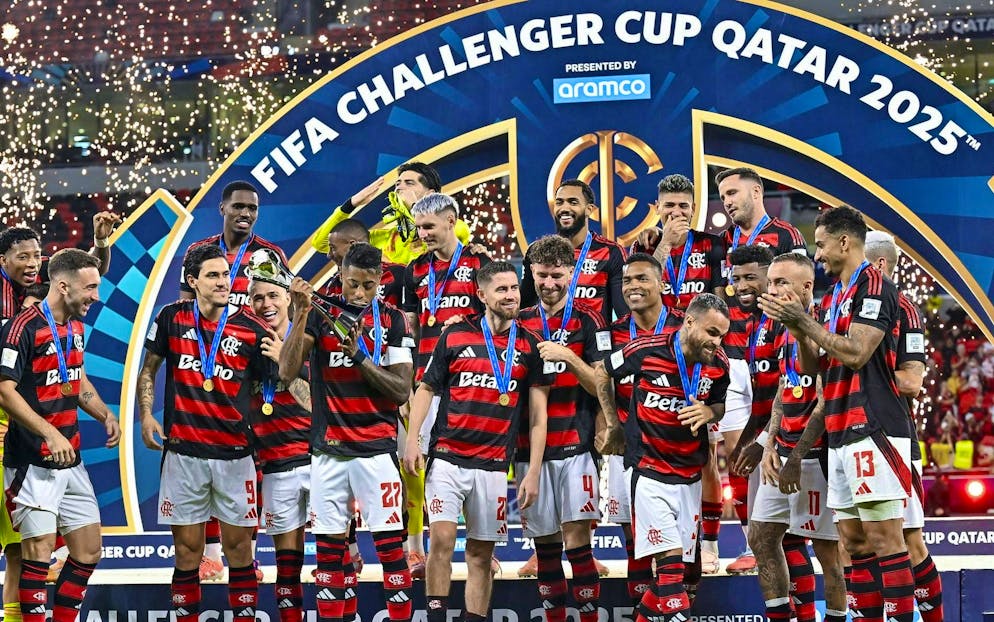 Flamengo beat the Pyramids in the Challenger Cup.