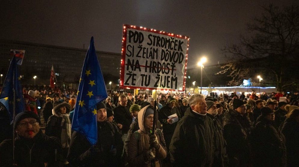 Pour la première fois, le parti Alliance hongroise, qui n'est pas représenté au parlement, a rejoint les manifestations.