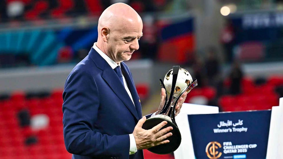 Like a child's birthday party. Four trophies will be awarded in five matches at this FIFA tournament