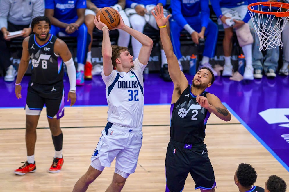 Cooper Flagg in azione