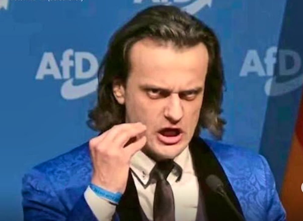 Alexander Eichwald sorgte bei der Gründungsveranstaltung der AfD-Jugendorganisation «Generation Deutschland» als Redner im Adolf-Hitler-Sound für viel Aufregung.