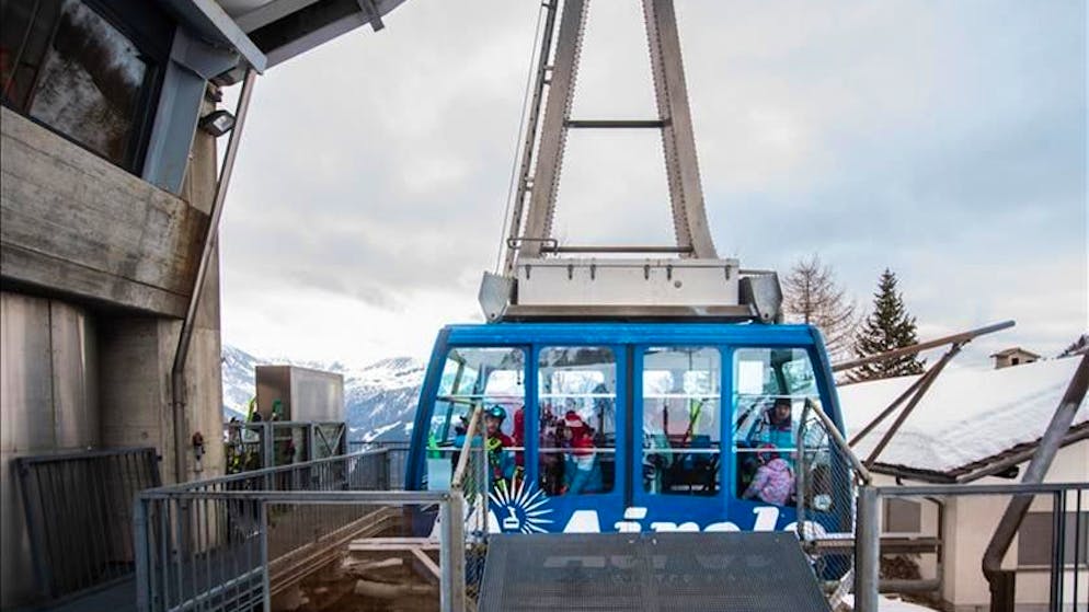 Inverno. Alla stazione di Airolo-Pescium si scia dal 26 dicembre
