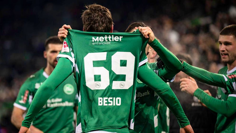 St. Gallen - Sion 3:1. St. Gallen's turnaround and Besio's perfect debut