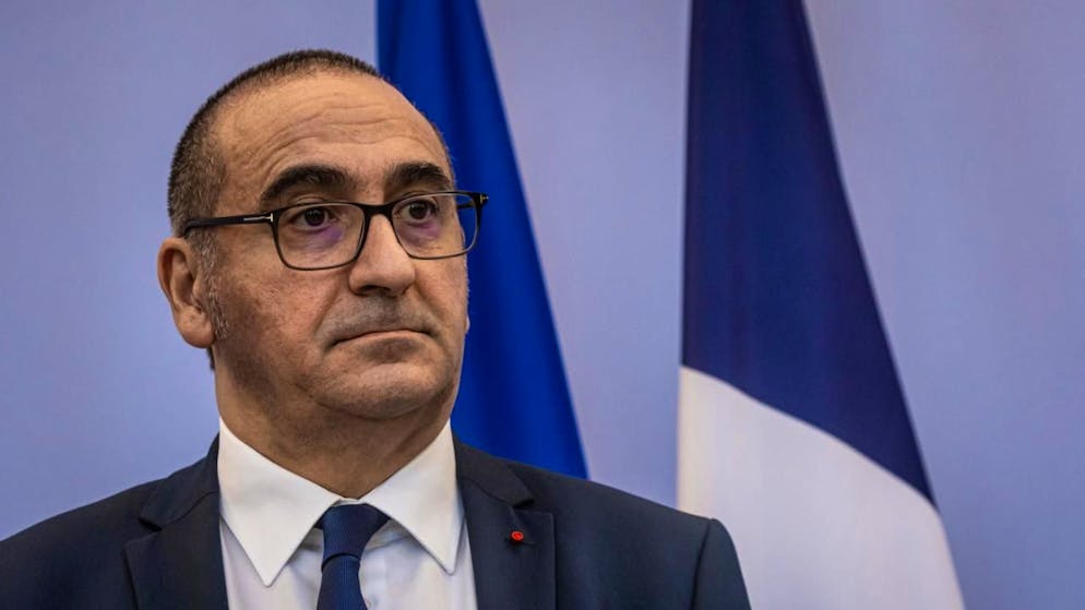 Le ministre françAis de l'Intérieur Laurent Nuñez s'est rendu sur les lieux du drame (archives).