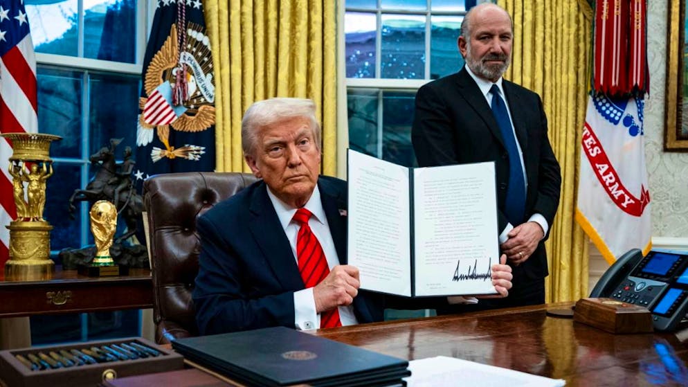 Donald Trump a signé un record de décrets depuis janvier sur les sujets les plus divers, allant des droits de douane à l'intelligence artificielle (archives).