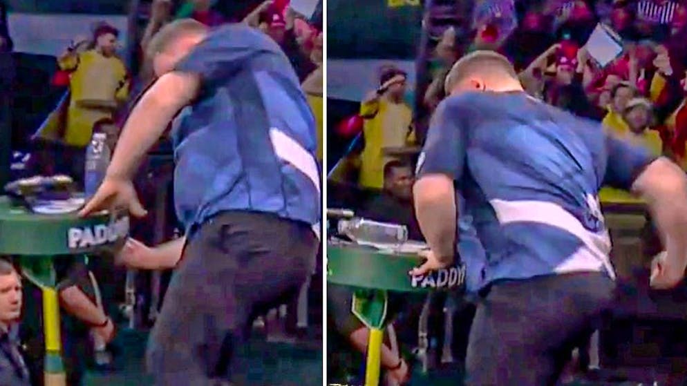 Perde la testa. Mano insanguinata e pugni al tavolo: lo scandalo di Menzies ai Mondiali di freccette