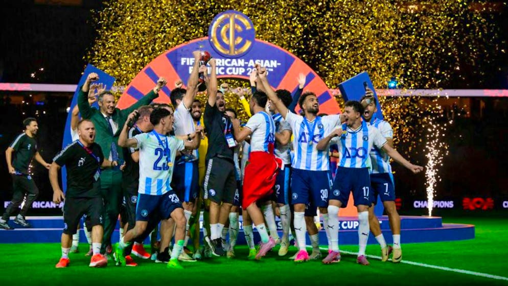 The Pyramids will celebrate winning the Africa-Asia-Pacific Cup in September.