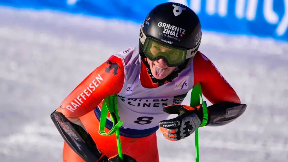 Camille Rast puts herself in a good starting position in the 1st run