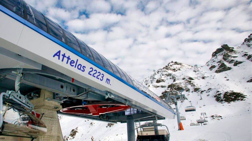 Le restaurant qui a brûlé se situe à proximité du télésiège des Attelas (archives).