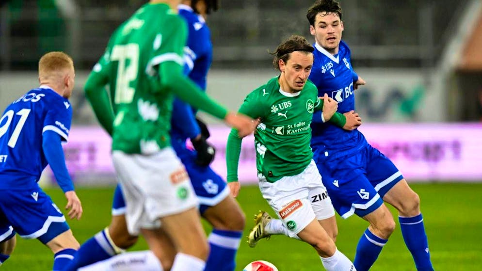 One of the cornerstones of St. Gallen's high-flying first half of the season: Behar Neziri