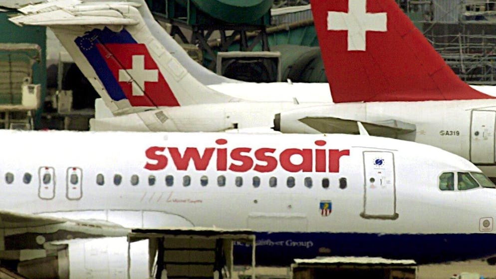 Avant la faillite du groupe Swissair, la holding SAirGroup regroupait plusieurs unités, dont SAirLines, laquelle était constituée du coeur de métier de l'entreprise avec les compagnie aériennes Swissair, Crossair et Balair (archives).