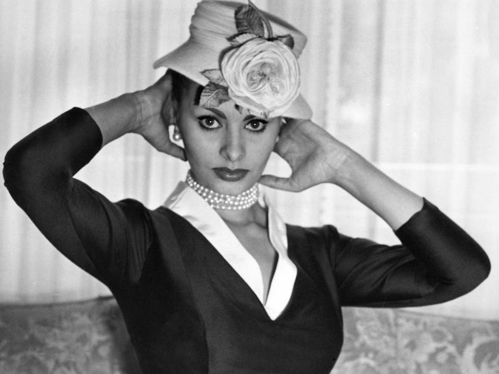 Sophia Loren in un'immagine del 1956. (AP Photo)