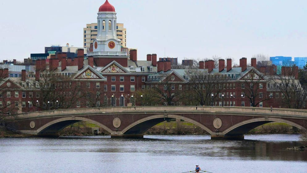 Harvard University in Cambridge near Boston (Massachusetts) on the US East Coast is one of the most prestigious universities in the world. (archive image)