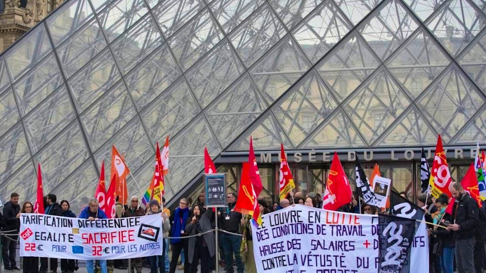The Louvre in Paris is still on strike.