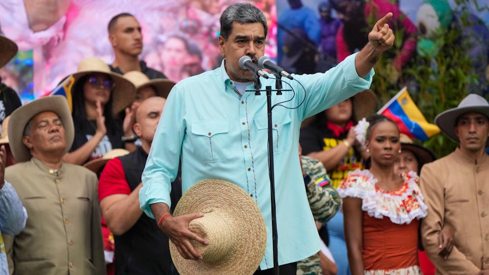 Venezuelas Präsident Nicolás Maduro am 10. Dezember 2025 in Caracas.