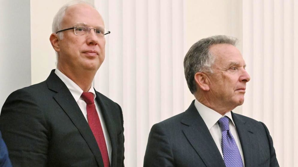 Witkoff (destra) e Kirill Dmitriev (sinistra) si sono già incontrati un paio di settimane fa a Mosca.