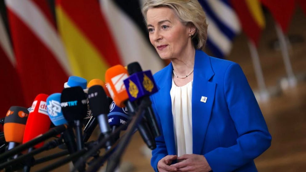 La presidente della Commisione UE Ursula von der Leyen