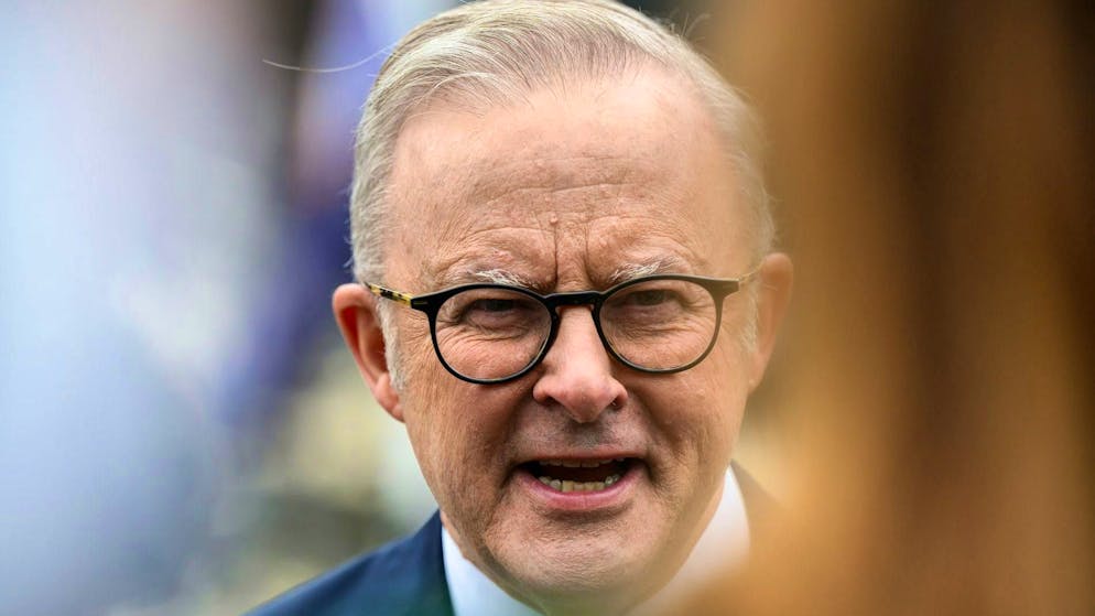 The Australian head of government Anthony Albanese. (December 16, 2025)