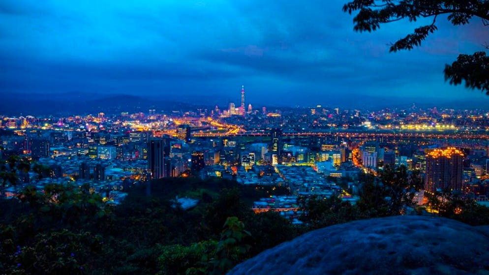 Taipei, la capitale di Taiwan.