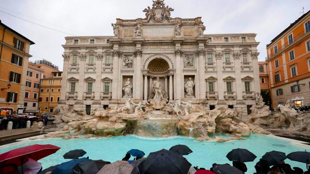 L'accès à la fontaine de Trevi à Rome va bientôt coûter deux euros pour les touristes (archives).