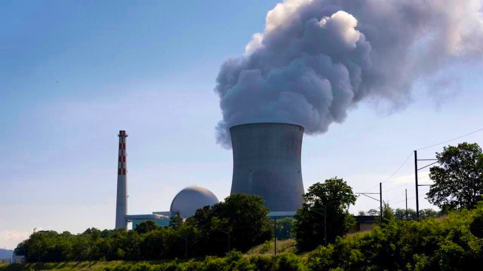 The Leibstadt nuclear power plant in the canton of Aargau on the Rhine border with Germany went into long-term operation at the end of 2024 after four decades. (Archive image)