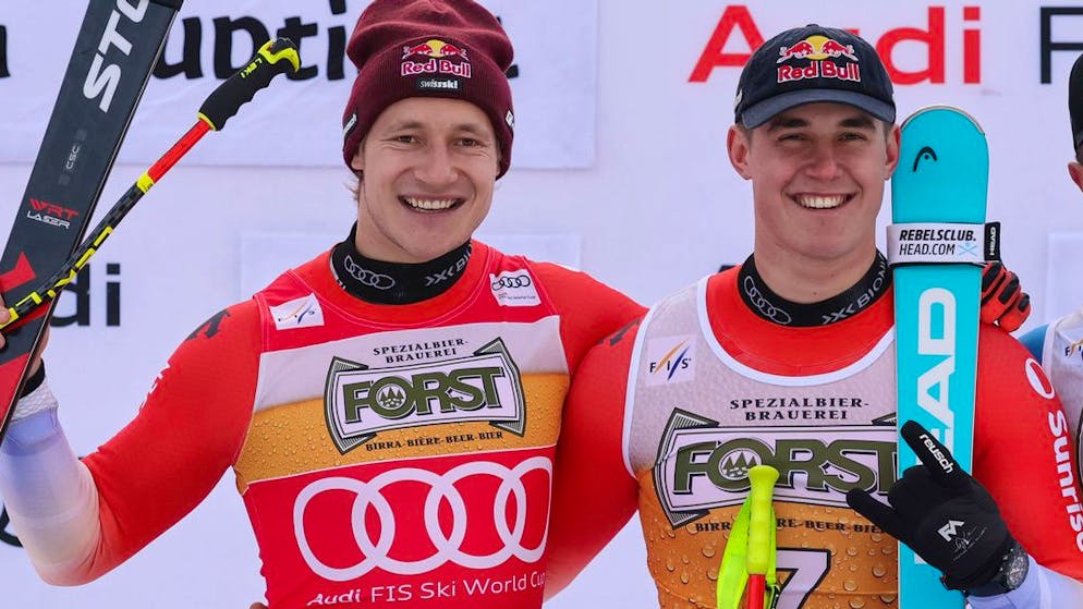 Konkurrenz deklassiert. Odermatt bejubelt Doppelsieg: «Franjo und ich sind in einer eigenen Liga gefahren»