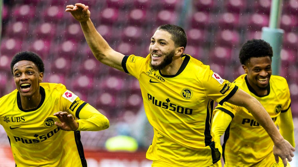 Jaouen Hadjam (center) will miss Young Boys' last game before the winter break.