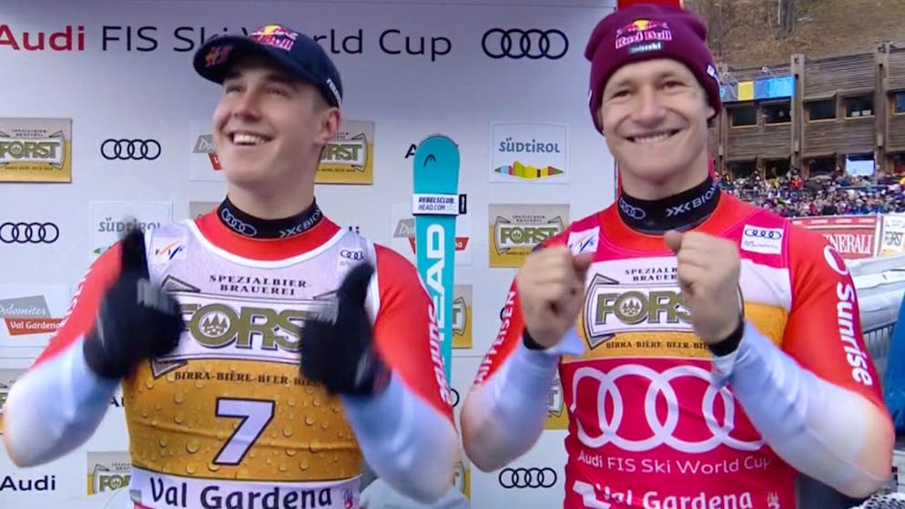 Schweizer Triumph in Gröden. Von Allmen und Odermatt rasen zum Doppelsieg – Miggiano verblüfft mit Rang 5