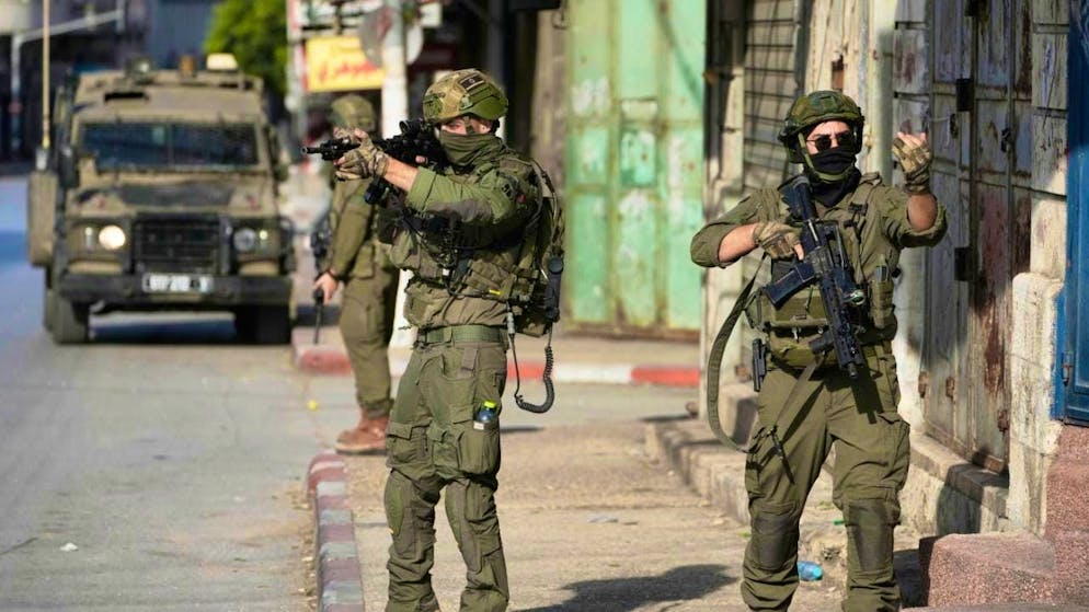 ARCHIVE - Israeli soldiers in the West Bank. Photo: Majdi Mohammad/AP/dpa/Archive