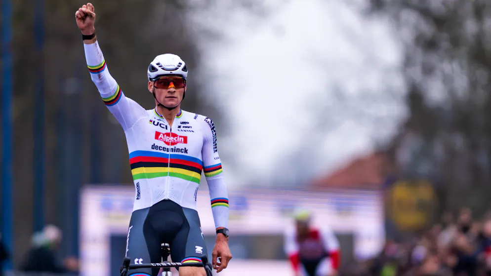 Mathieu van der Poel a remporté dimanche le cyclocross des dunes à Coxyde.