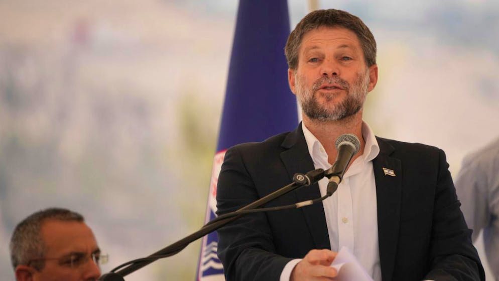 Il Ministro delle finanze israeliano Bezalel Smotrich