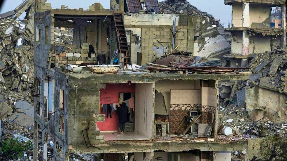 ARCHIVE - Destroyed residential buildings in Gaza. Photo: Jehad Alshrafi/AP/dpa/Archive photo