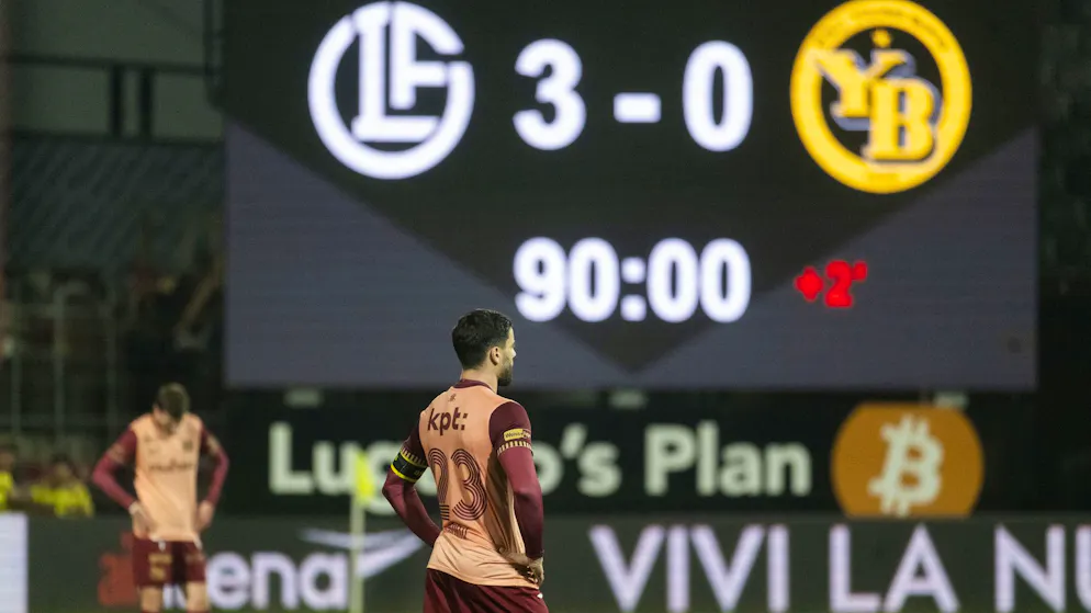 YB-Captain  Loris Benito erlebt im Cornaredo wieder einmal einen Nachmittag zum Vergessen. 