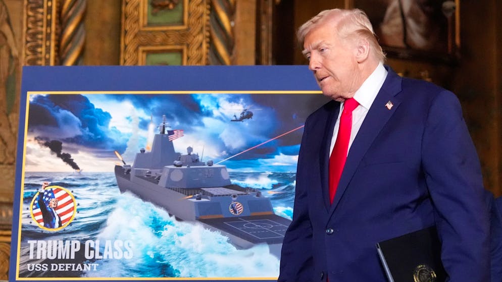 «Länger, schneller, grösser». Trump kündigt Bau von neuen Kriegsschiffen an – und benennt sie nach sich selbst