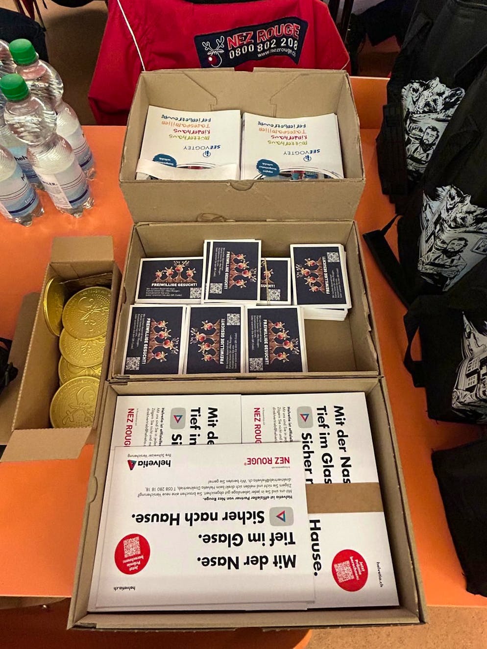 Unterwegs mit Nez Rouge der Sektion Luzern. Werbematerial. 